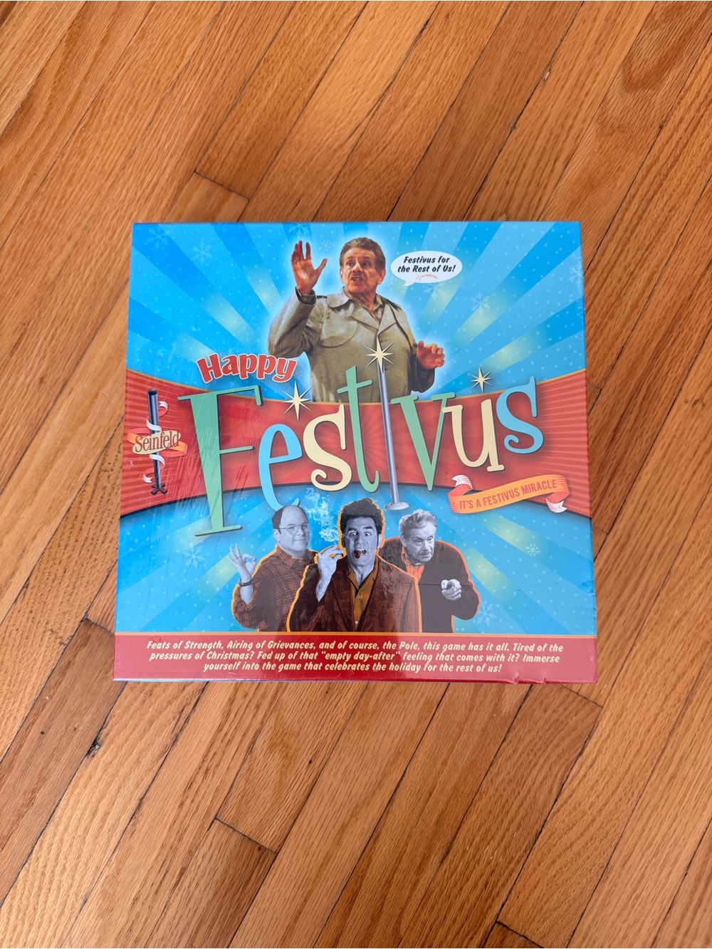 Happy Festivus Board Game — Blue Party Edition